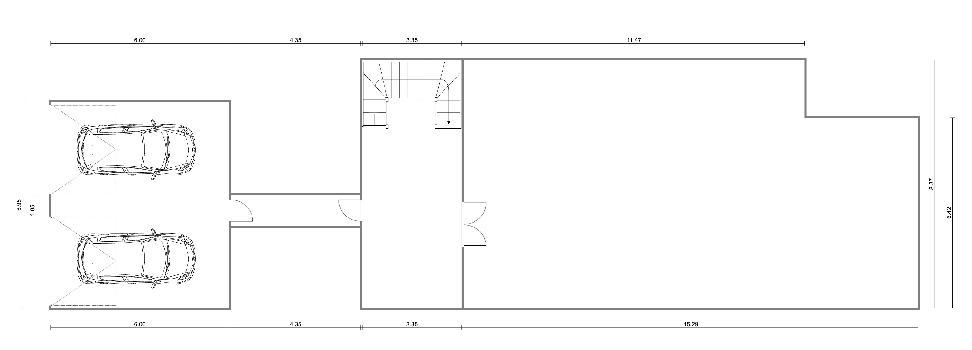 Plano de la planta sótano
