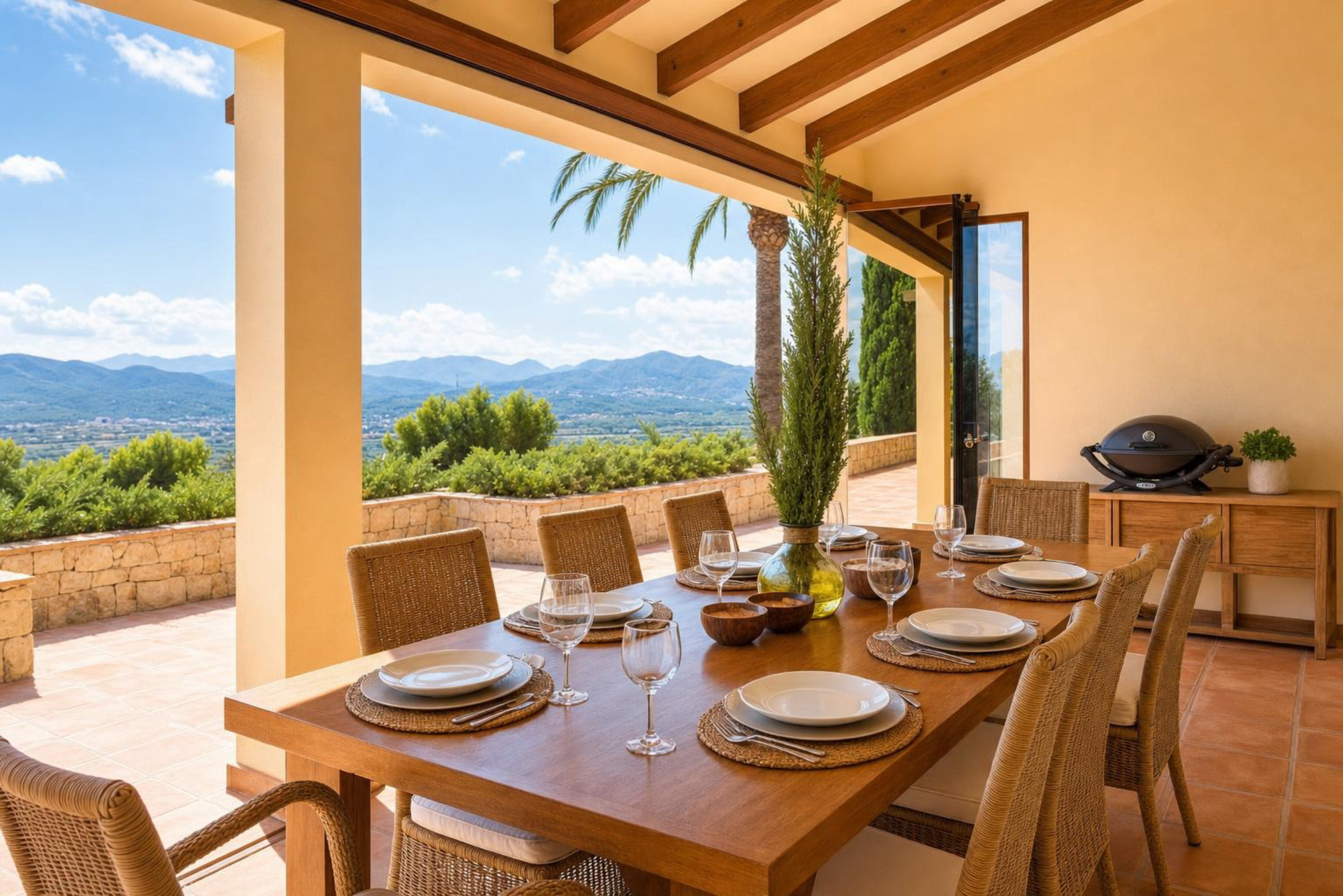 Villa elegante en venta en Jávea, al pie del Montgó, con vistas espectaculares