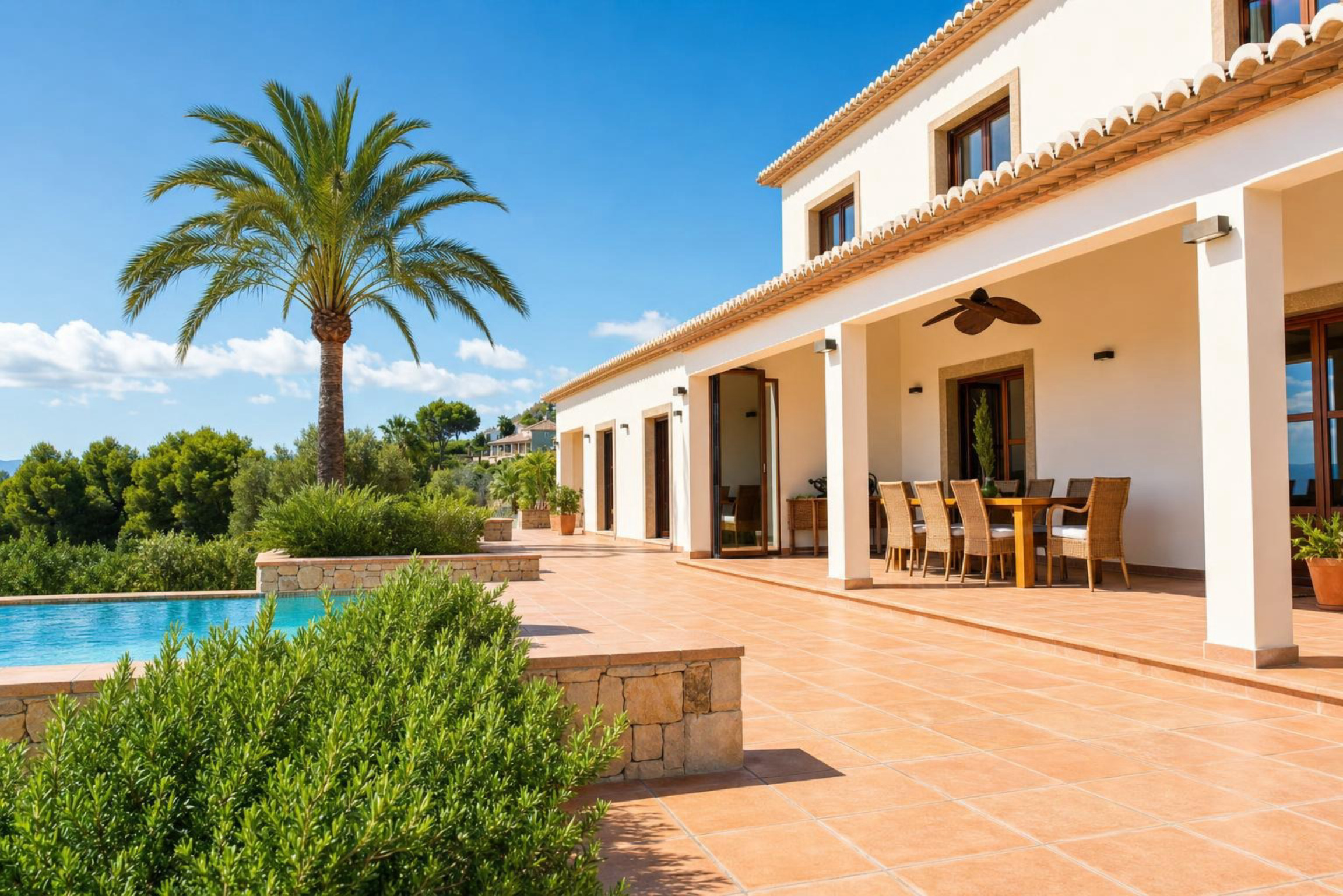 Villa elegante en venta en Jávea, al pie del Montgó, con vistas espectaculares