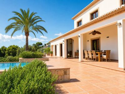 Villa elegante en venta en Jávea, al pie del Montgó, con vistas espectaculares