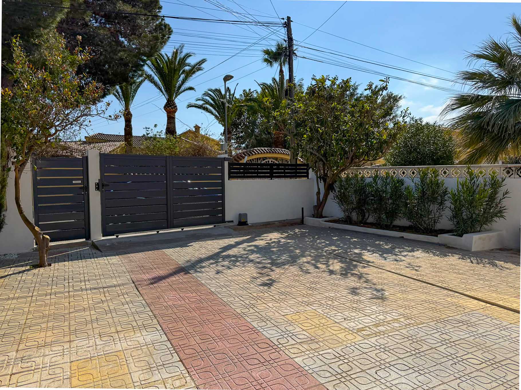 Zona de aparcamiento privado