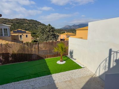 Jardín privado con vistas