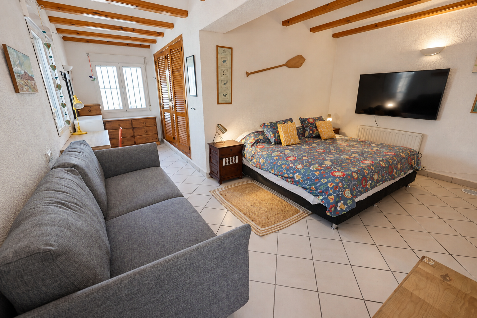 Dormitorio de la villa