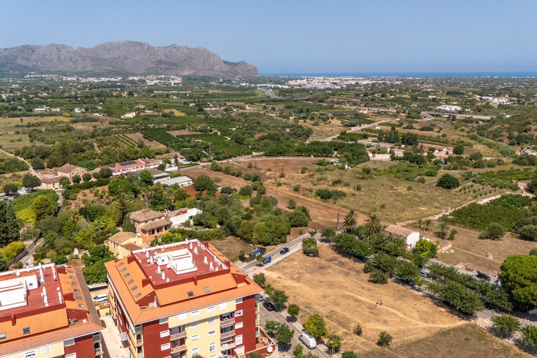 Vista aérea del entorno