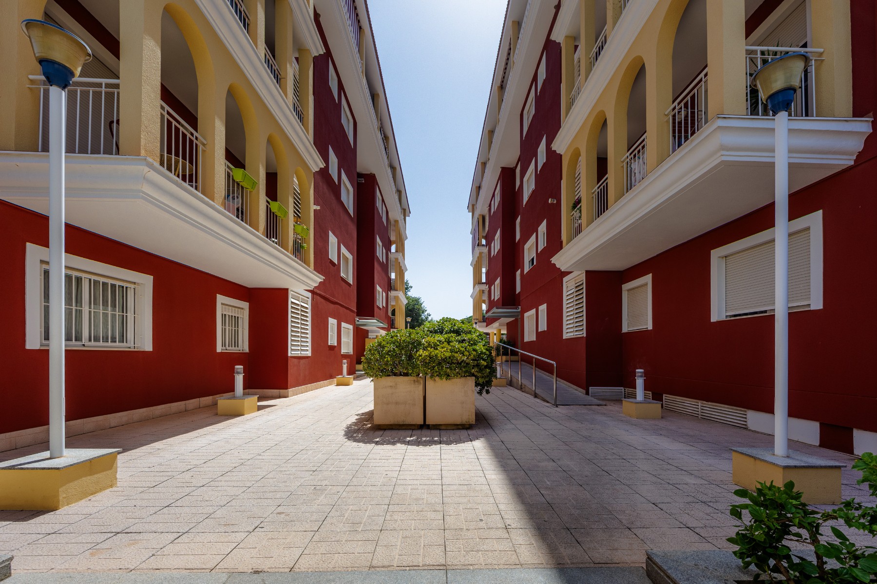 Patio interior comunitario