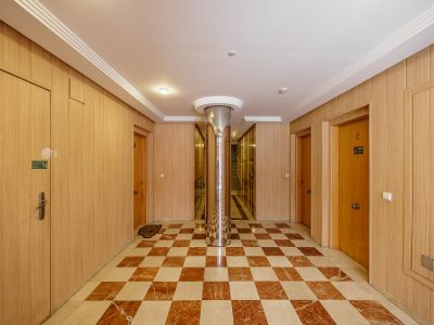 Pasillo comunitario del edificio