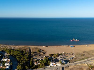 Vista aérea de la playa