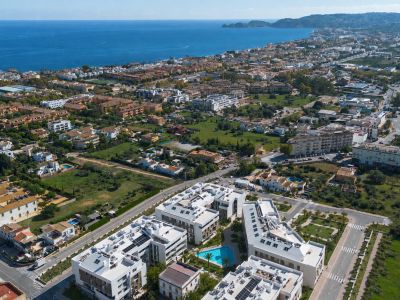 Vista aérea del complejo residencial