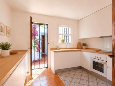 Cocina con acceso al exterior