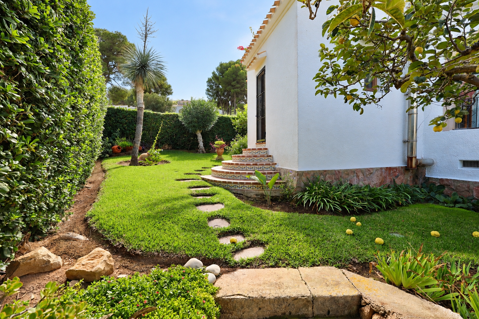 Jardín privado