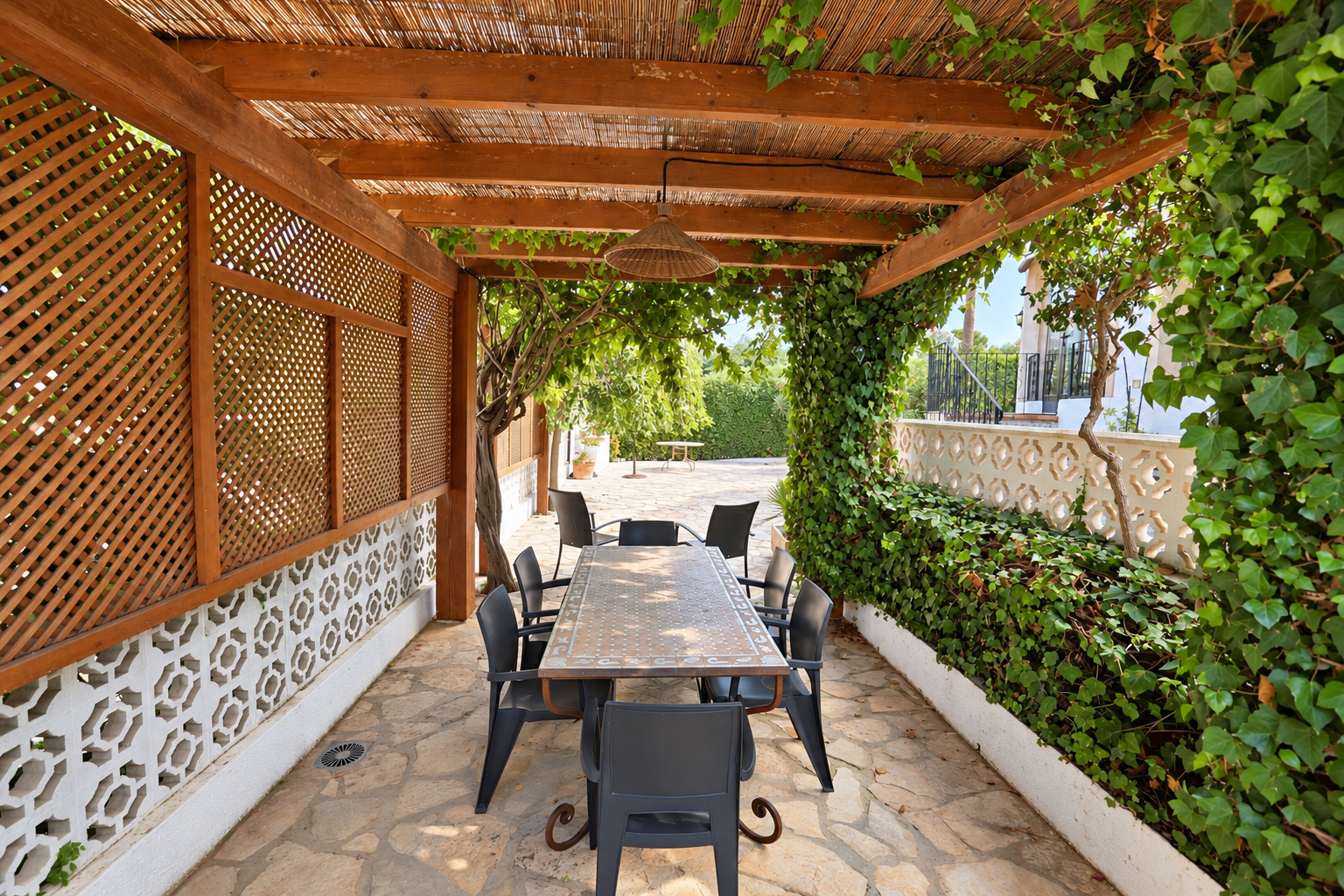 Terraza cubierta