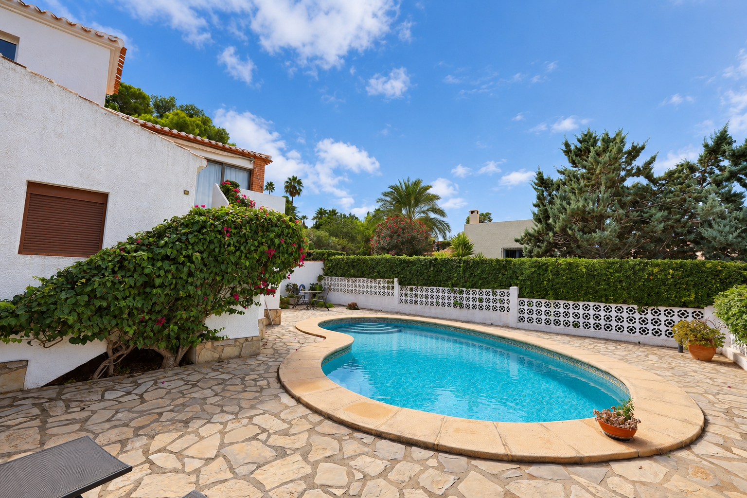 Piscina y terraza
