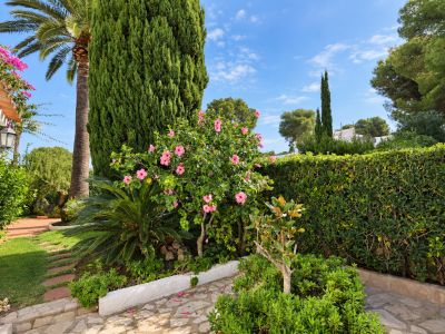 Jardín de la villa