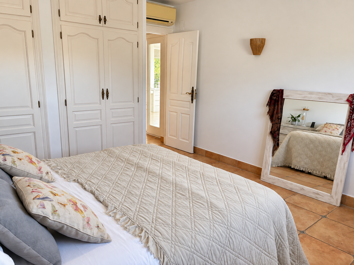 Dormitorio de la villa