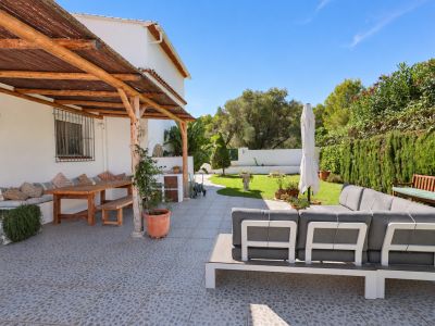 Terraza y jardín
