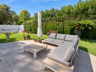 Terraza y jardín
