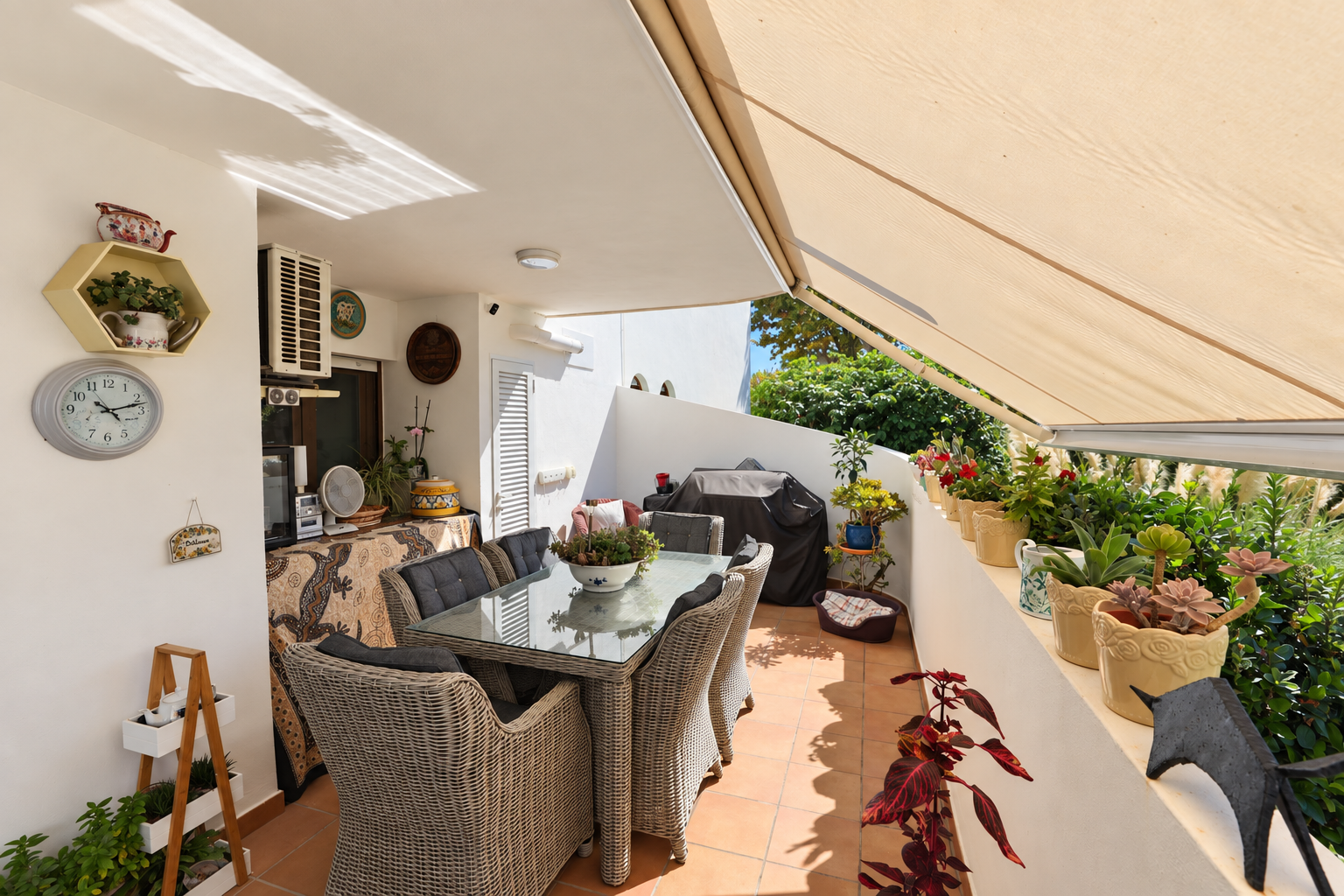 Terraza cubierta