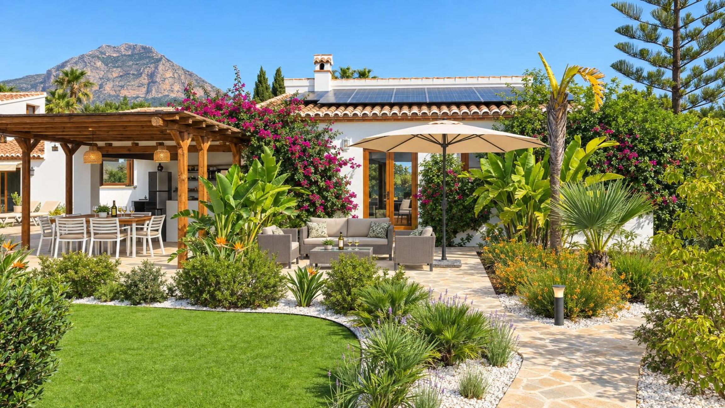 Villa totalmente reformada en venta en Jávea, a pocos minutos a pie del centro histórico