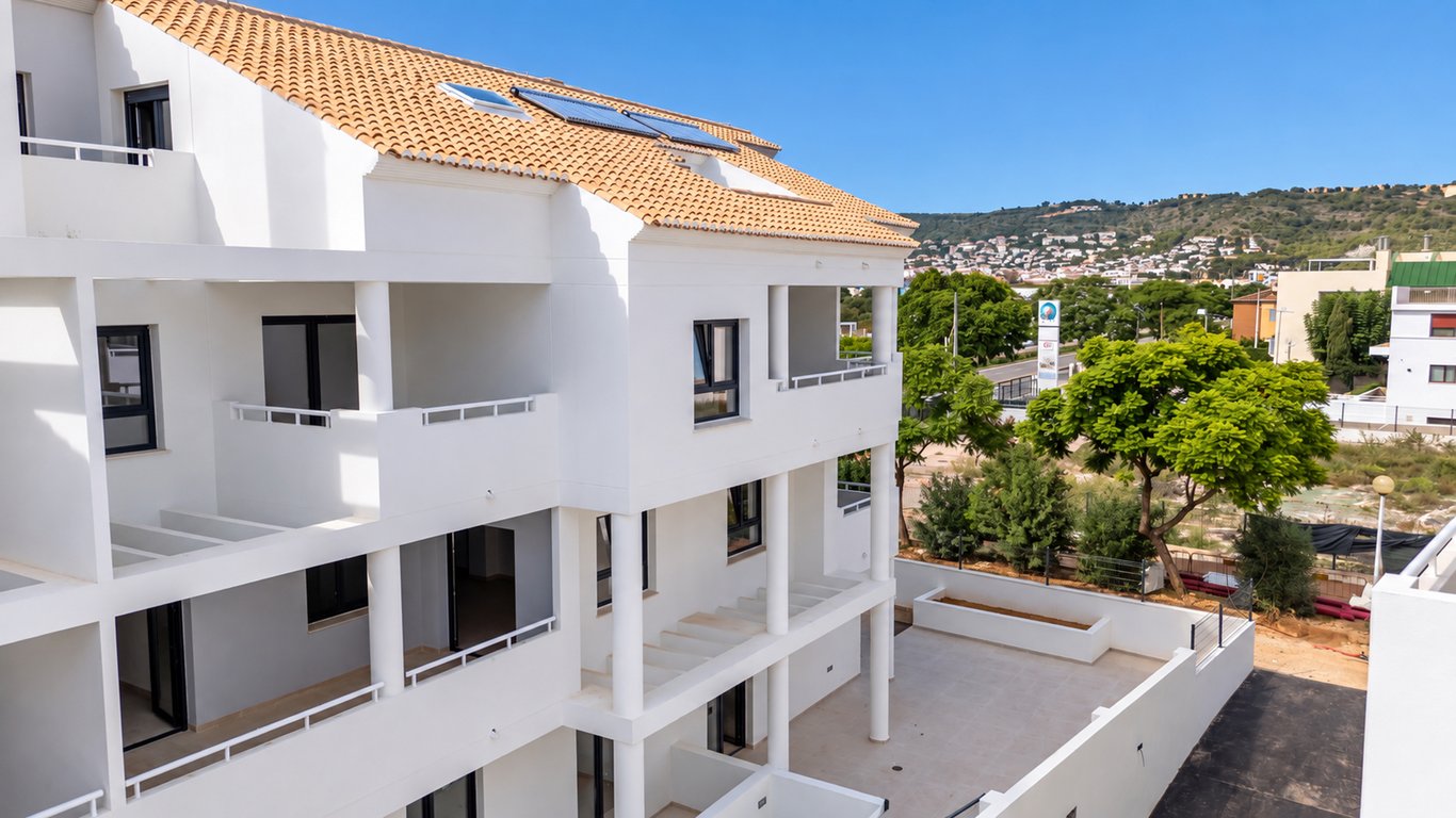 Fachada del edificio residencial