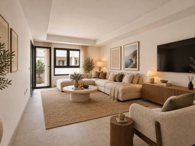 Salón con acceso a la terraza