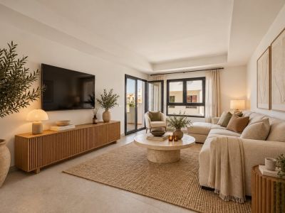 Salón con acceso a la terraza
