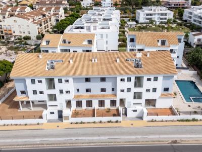 Vista aérea del complejo residencial