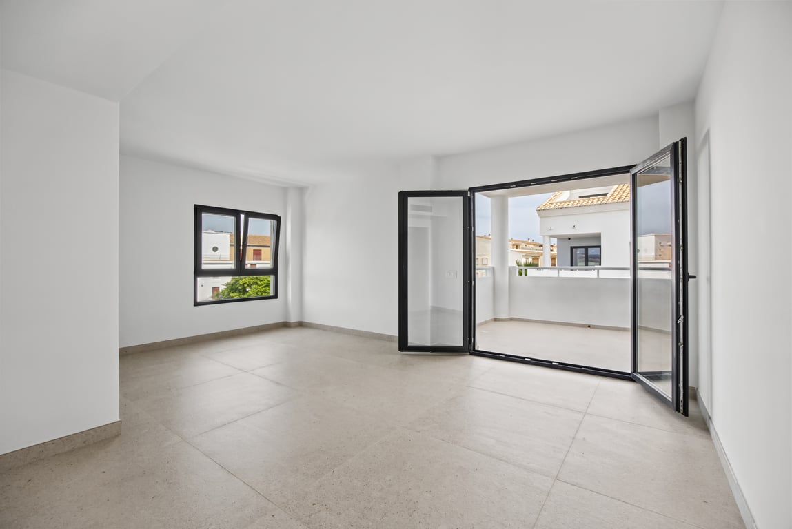Salón con acceso a terraza