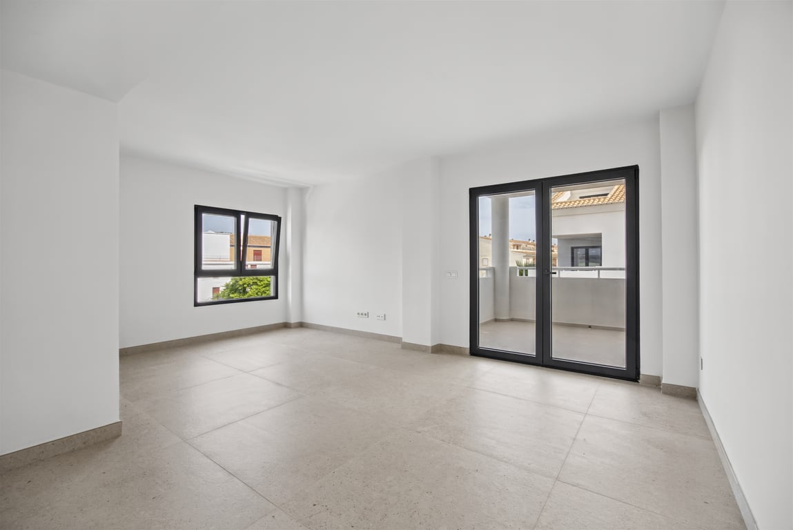 Salón con acceso a terraza