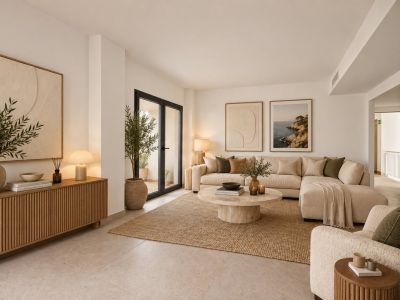 Salón con acceso a la terraza