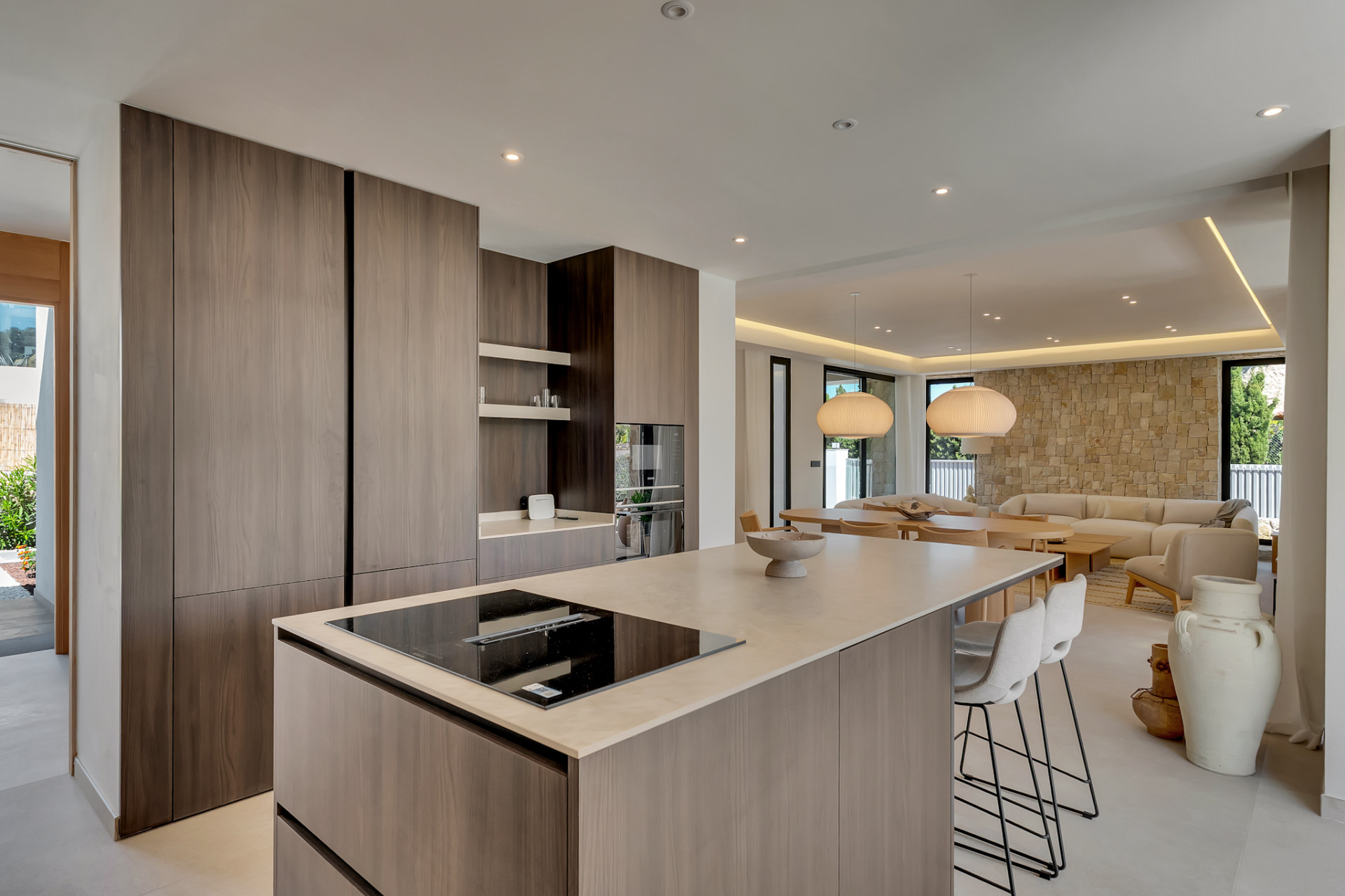 Cocina abierta al salón