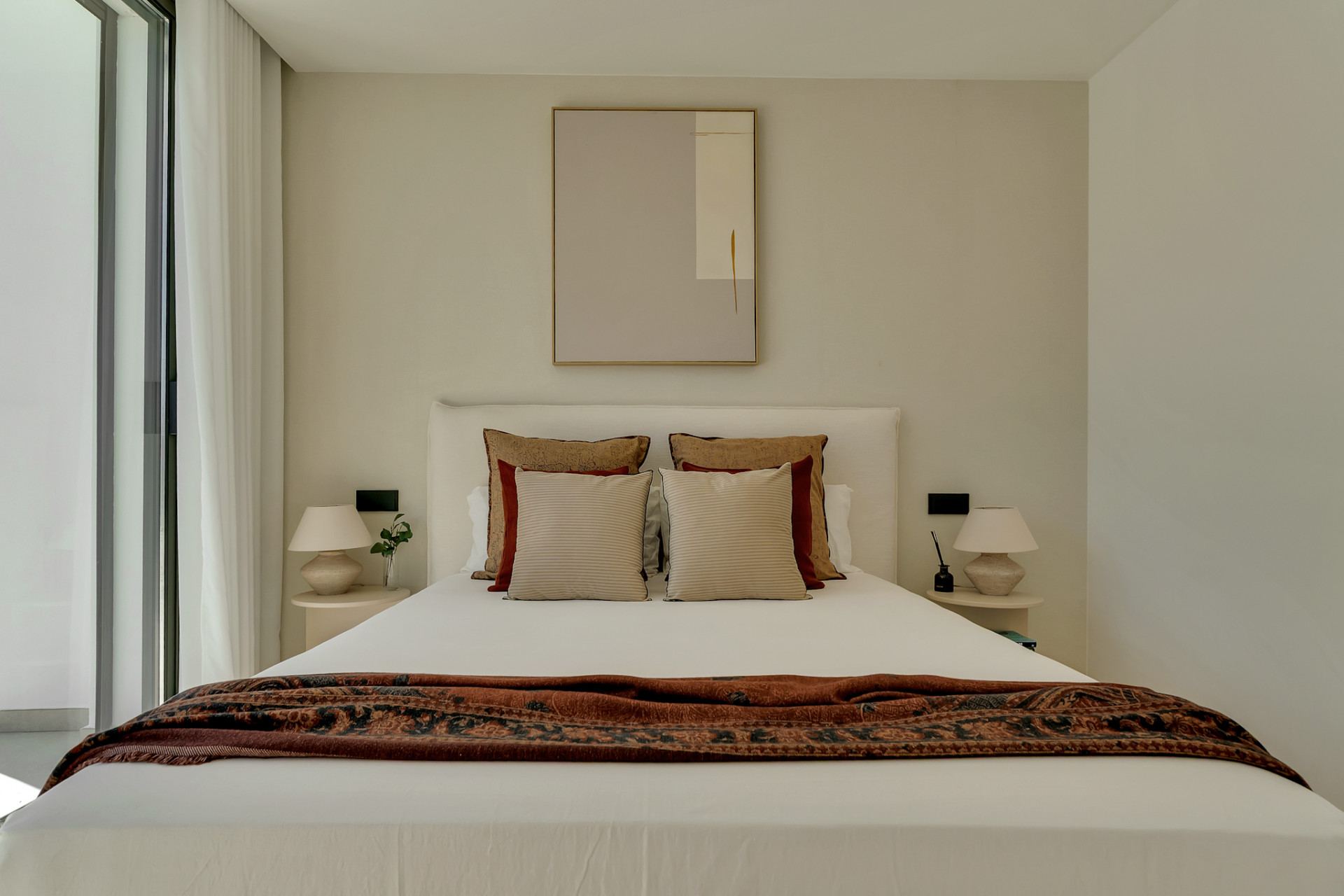 Dormitorio de la villa