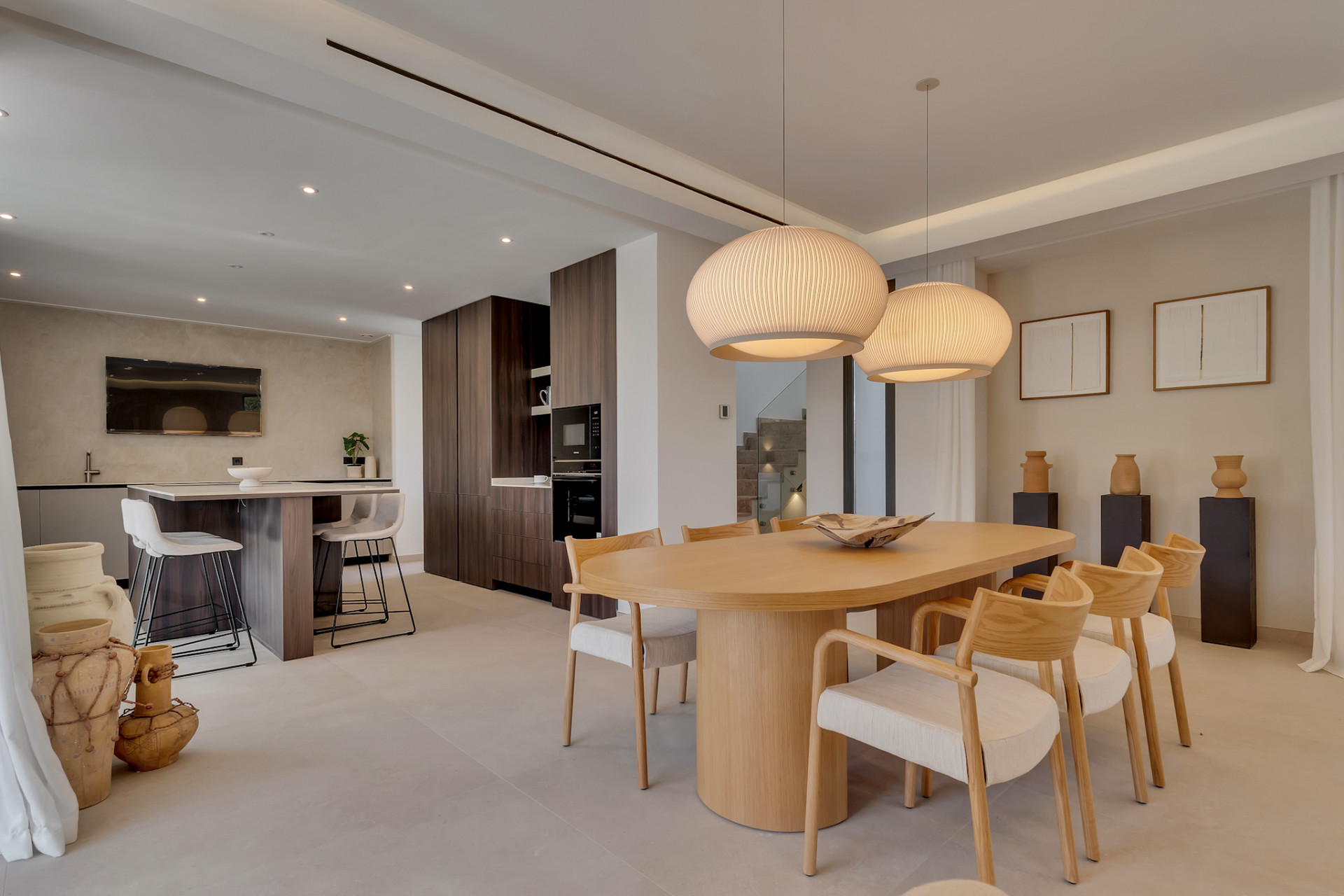 Comedor y cocina abierta