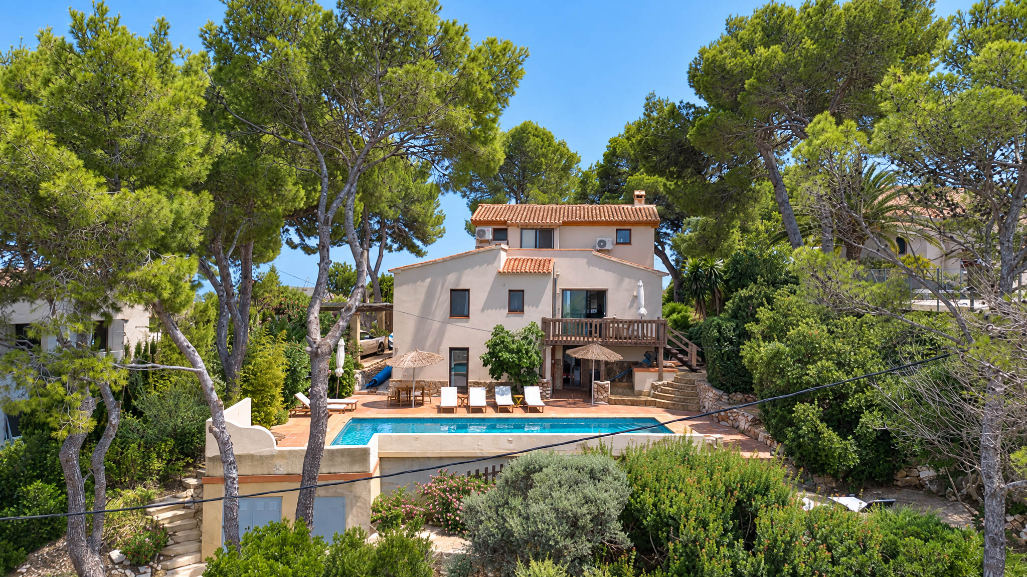 Villa en venta en Jávea, Balcón al Mar con piscina privada y vistas