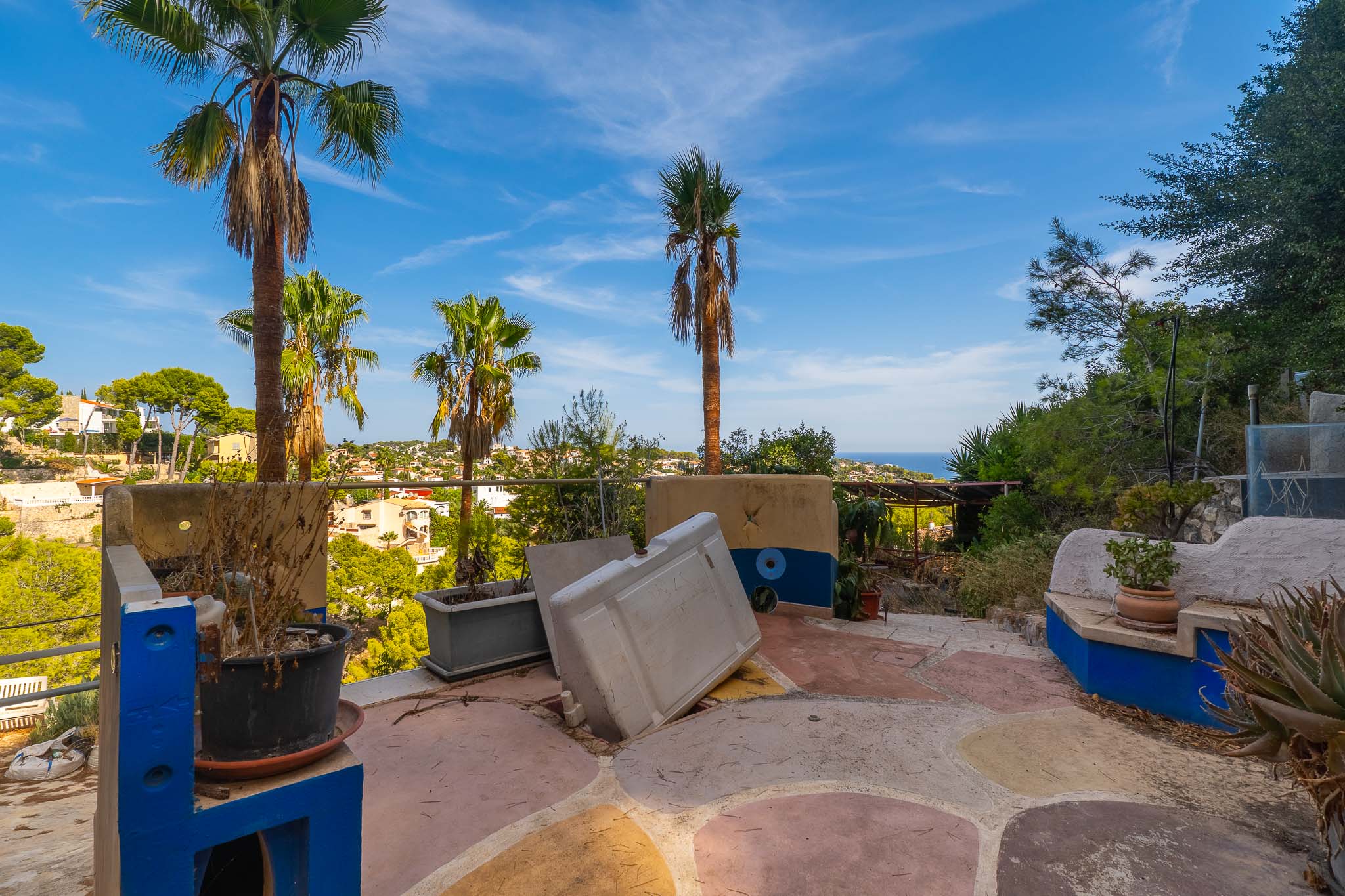 Terraza con vistas al mar