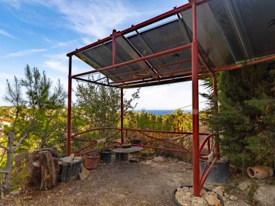 Pérgola con vistas al mar