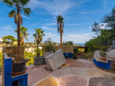 Terraza con vistas al mar