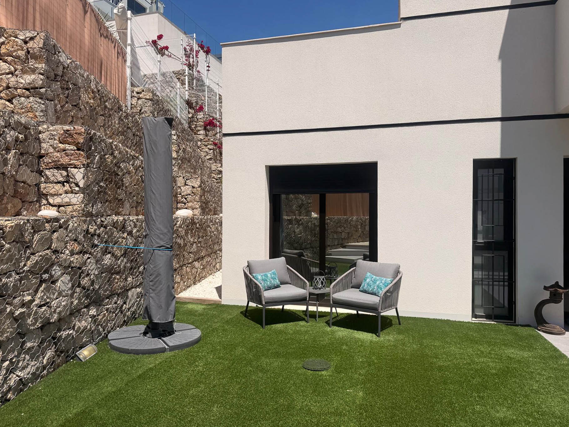 Jardín privado inferior