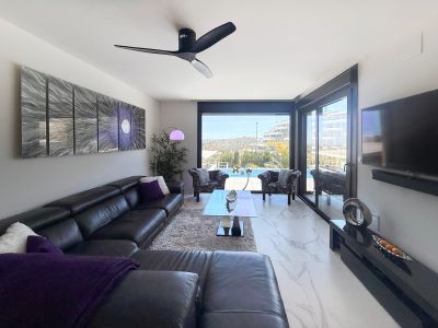 Salón con acceso a la terraza