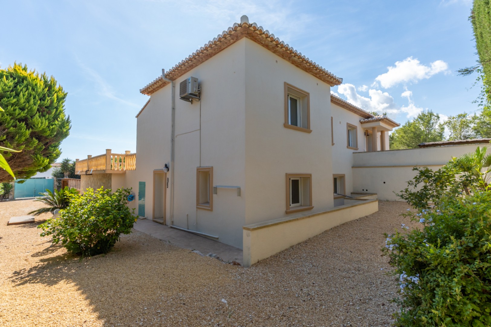 Exterior de la villa