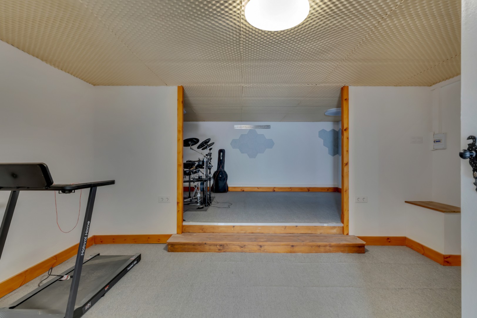 Sala de música y gimnasio