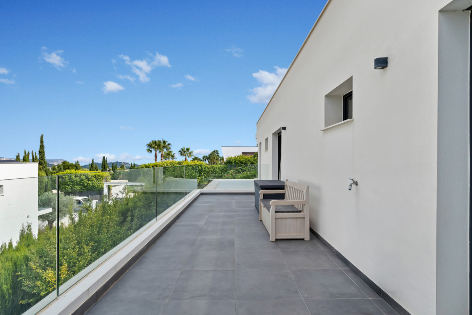 Terraza de la planta superior
