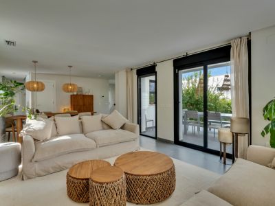 Salón con acceso a la terraza