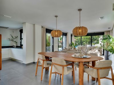 Salón comedor de concepto abierto