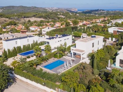 Vista aérea de la villa
