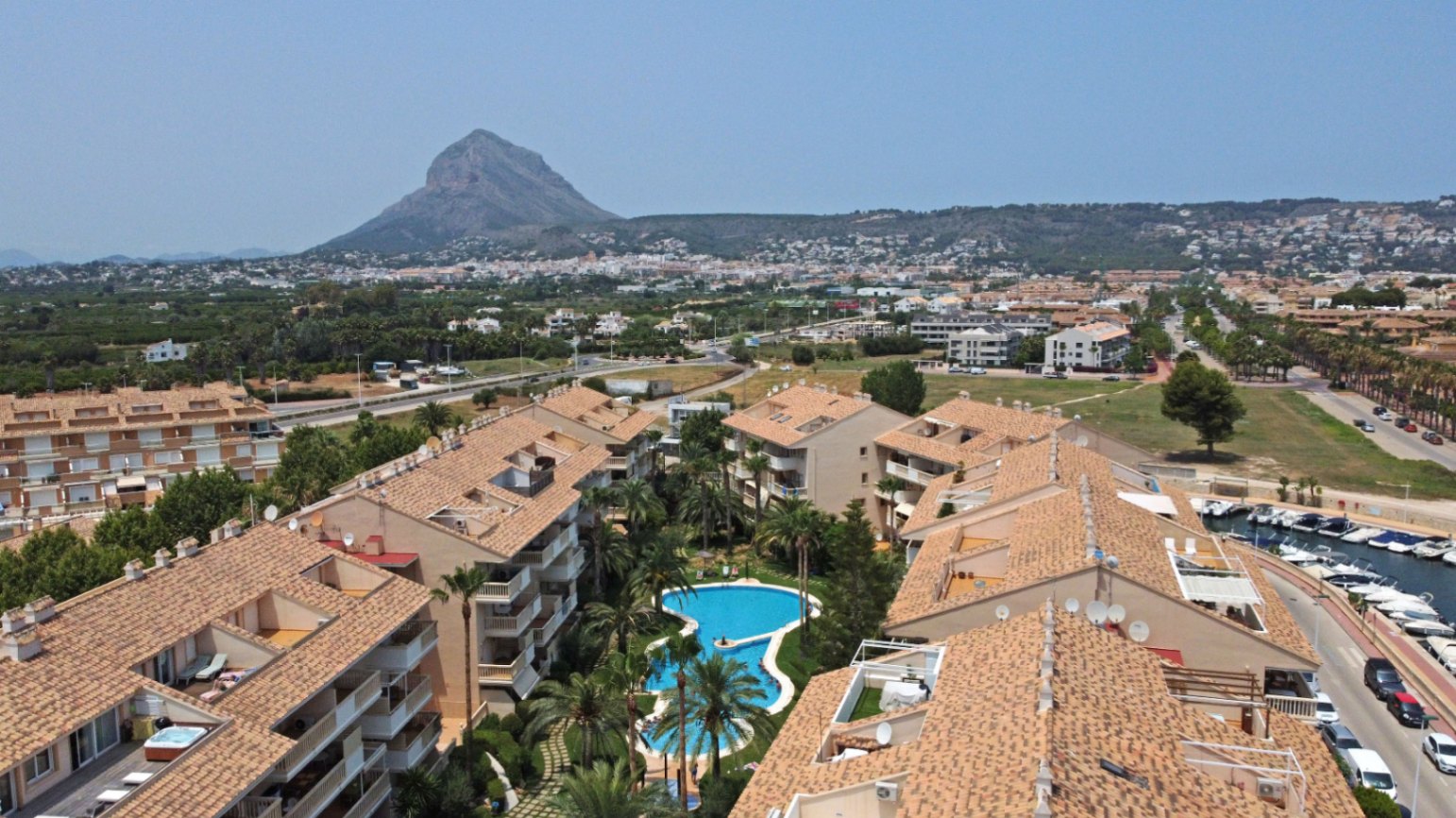 Vista aérea de la urbanización
