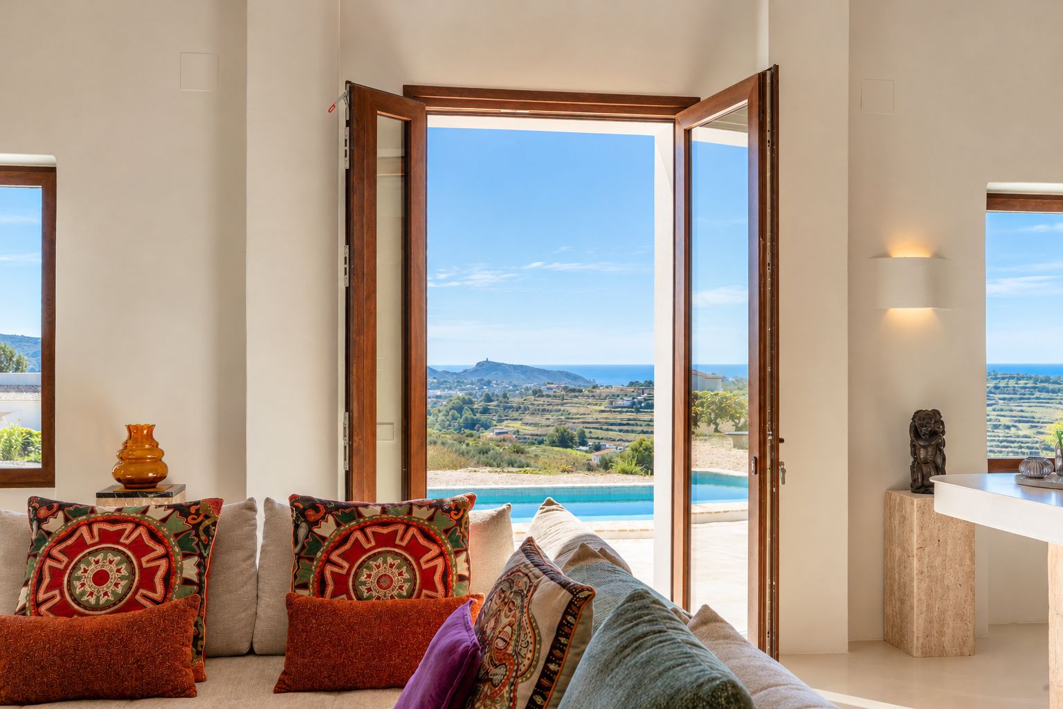 Salón con vistas al mar