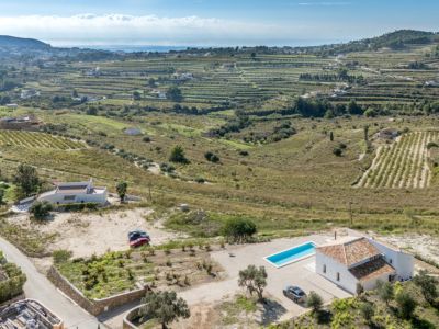 Vista aérea de la propiedad