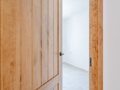 Puerta del dormitorio