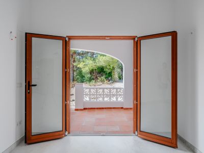 Acceso a la terraza cubierta