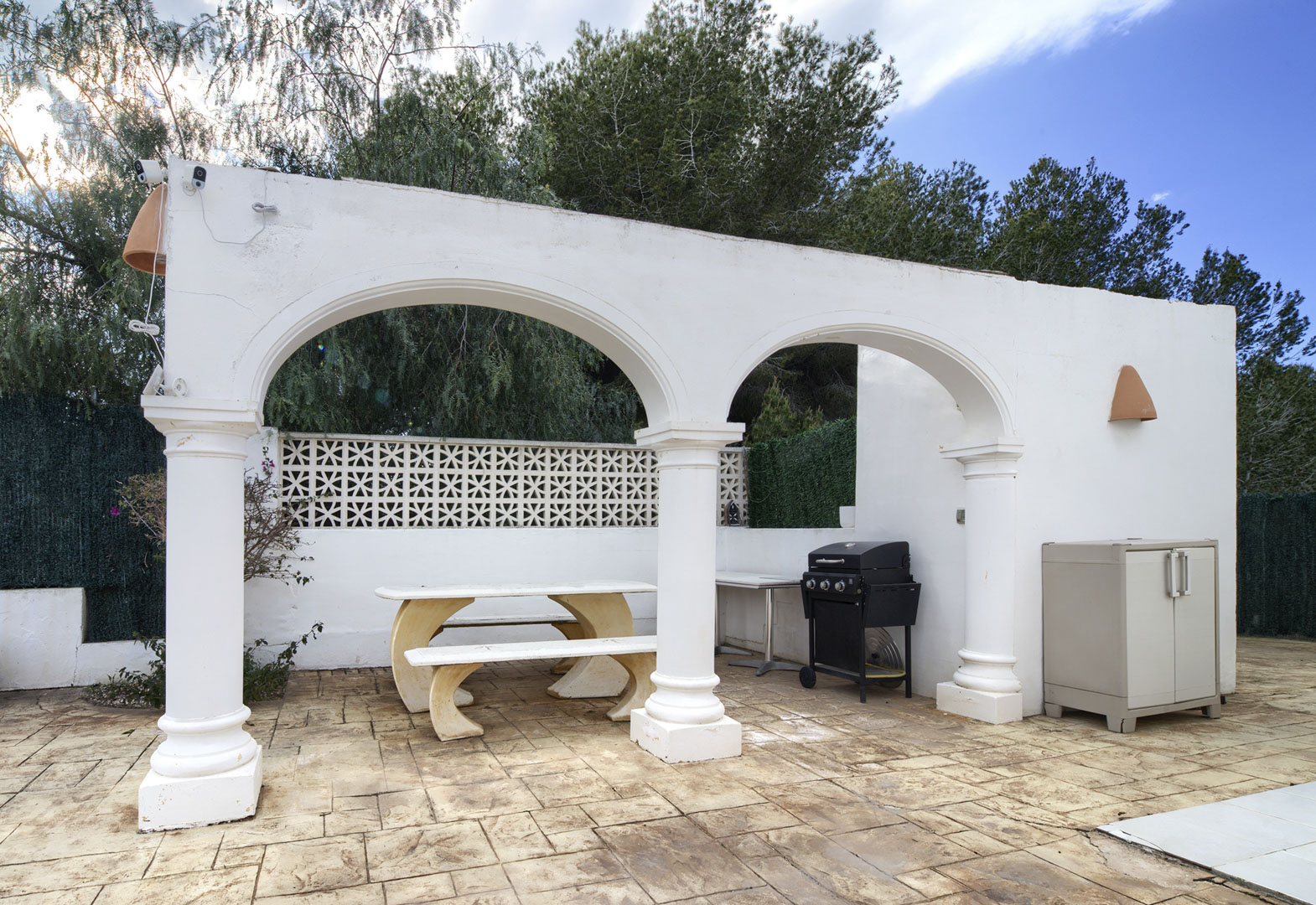 Zona de barbacoa exterior